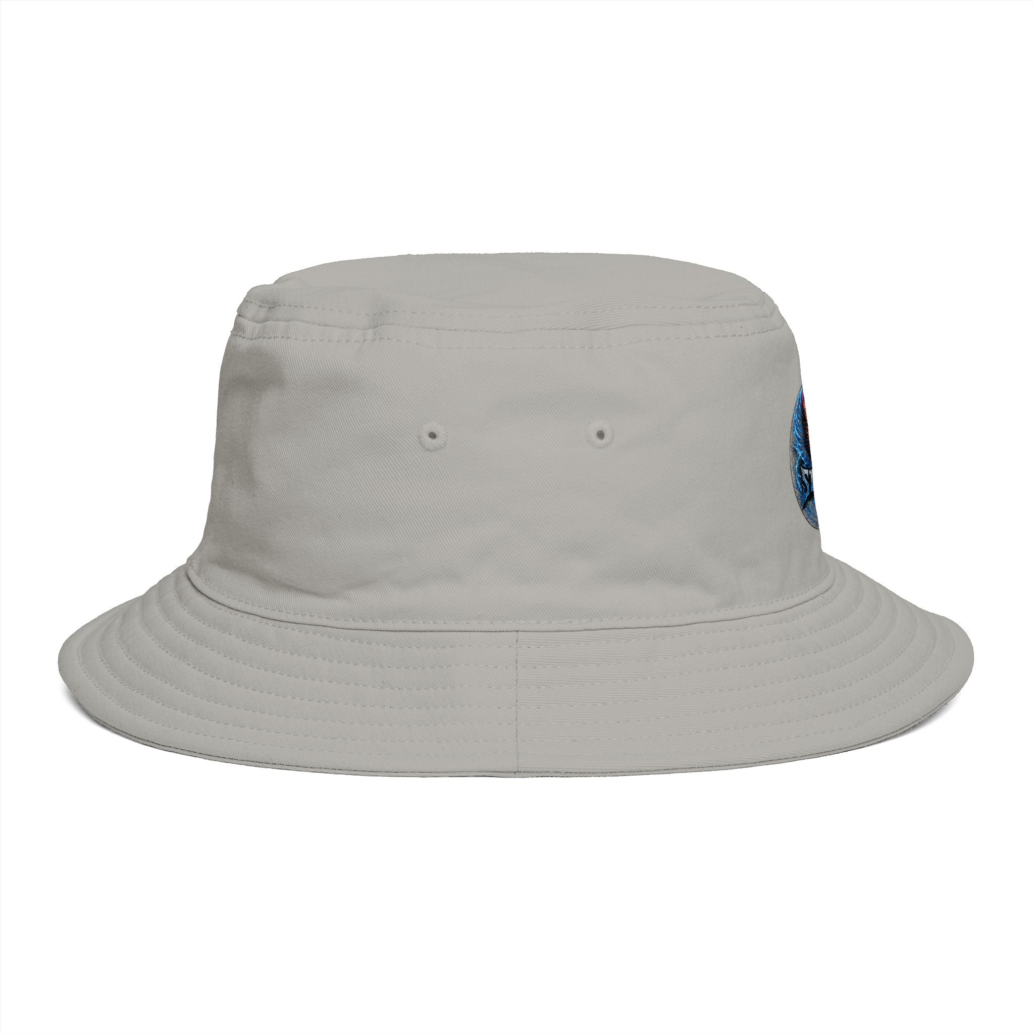 Next Level Creation Agency Brown Bucket Hat — Logo Embroidered Streetwear