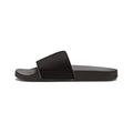 Men's Removable-Strap Slides — Black Bear Paw Graphic Pool & Casual Sandals