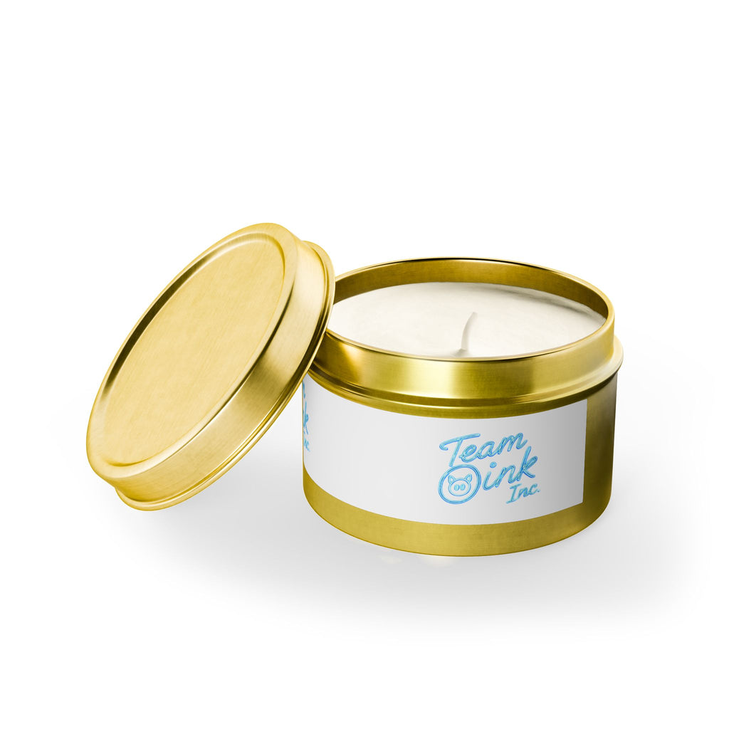 Team Oink Tin Candle — Scented Travel Candle in Portable Tin