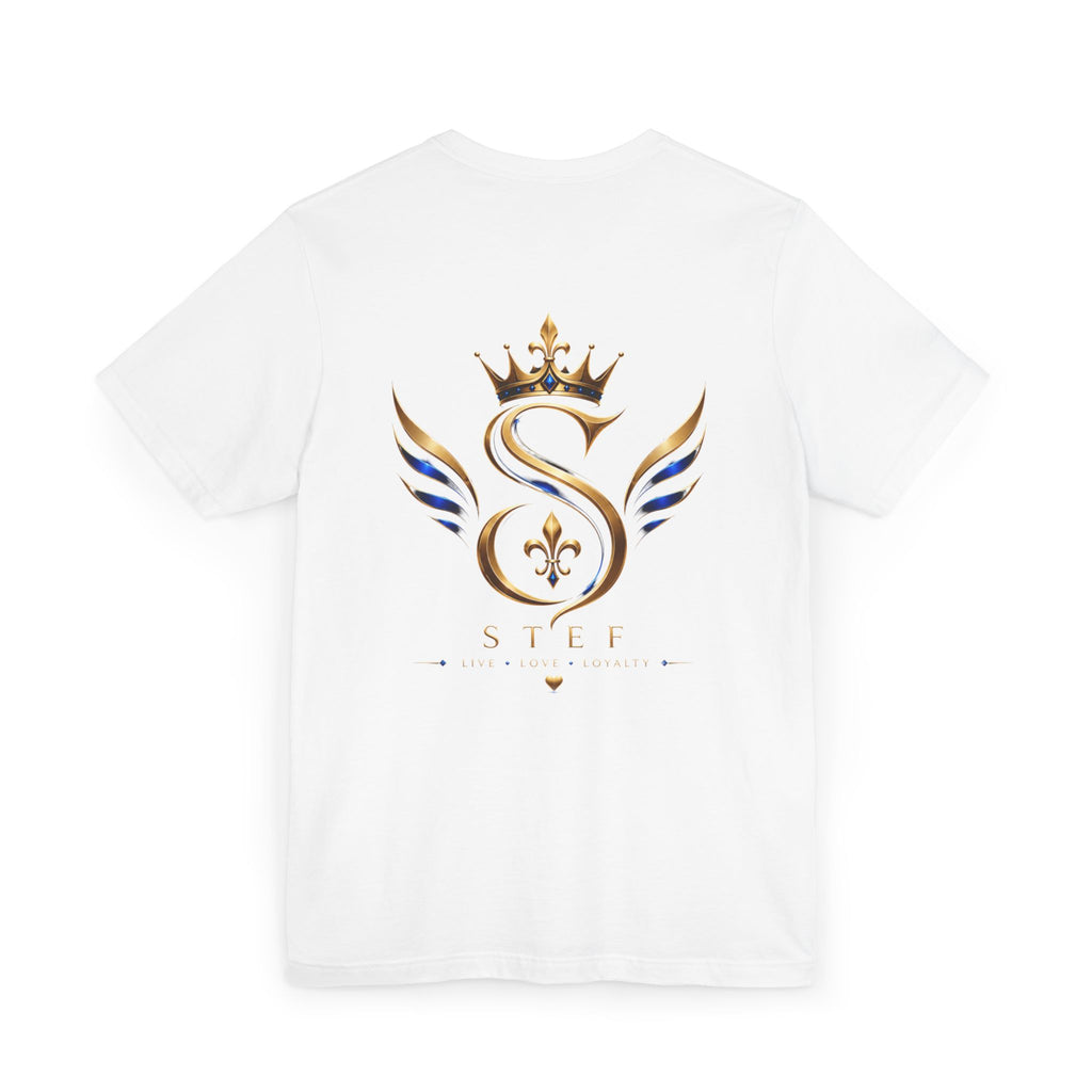 Royal S Crest T-Shirt — Gold Crown Monogram Tee