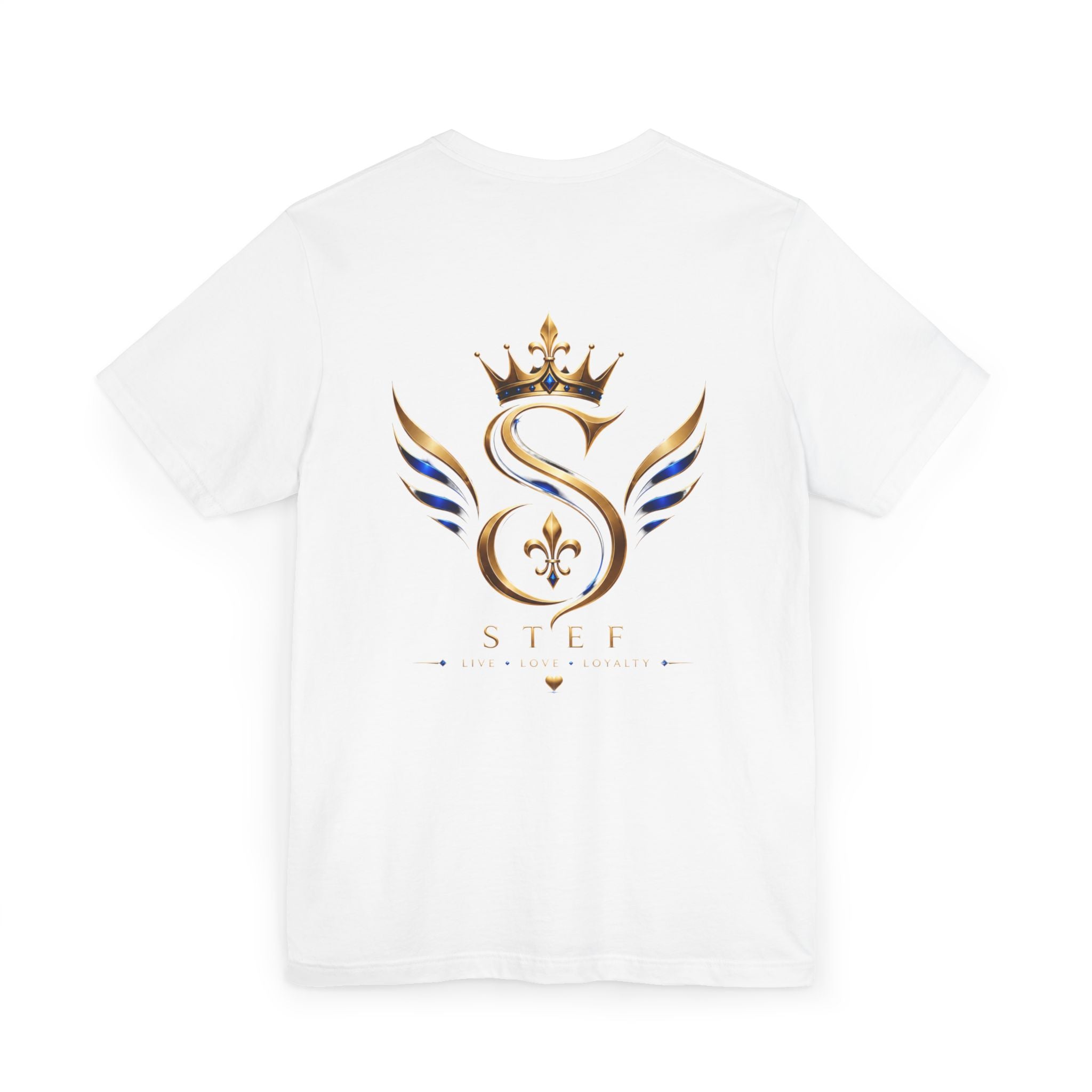 Royal S Crest T-Shirt — Gold Crown Monogram Tee