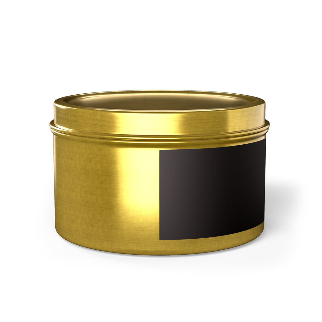 Black Tin Candle — Tonemo’s Romantic Rose Scented Travel Candle