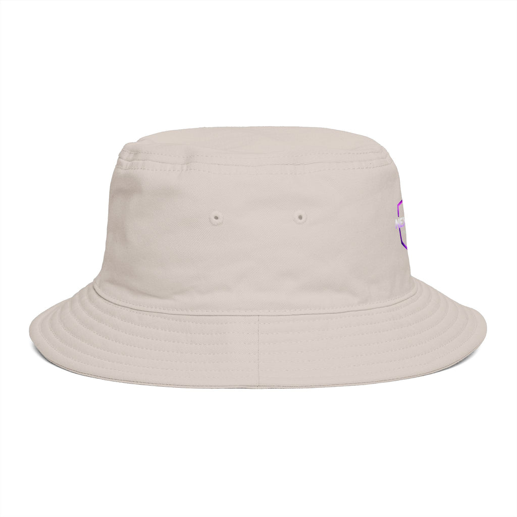 Next Level Creation Agency Brown Bucket Hat — Logo Embroidered Streetwear