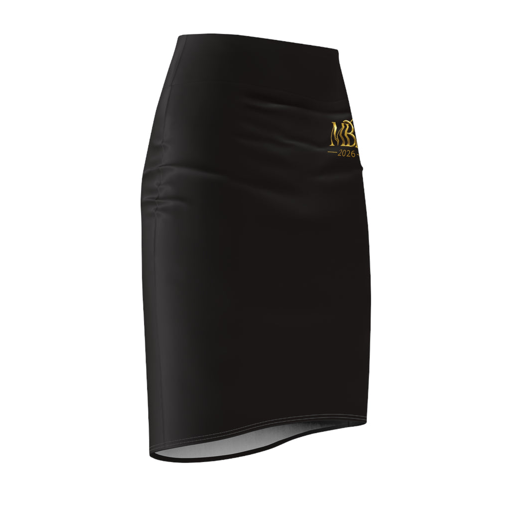 MBA 2026 Black Pencil Skirt — Professional Graduation Statement