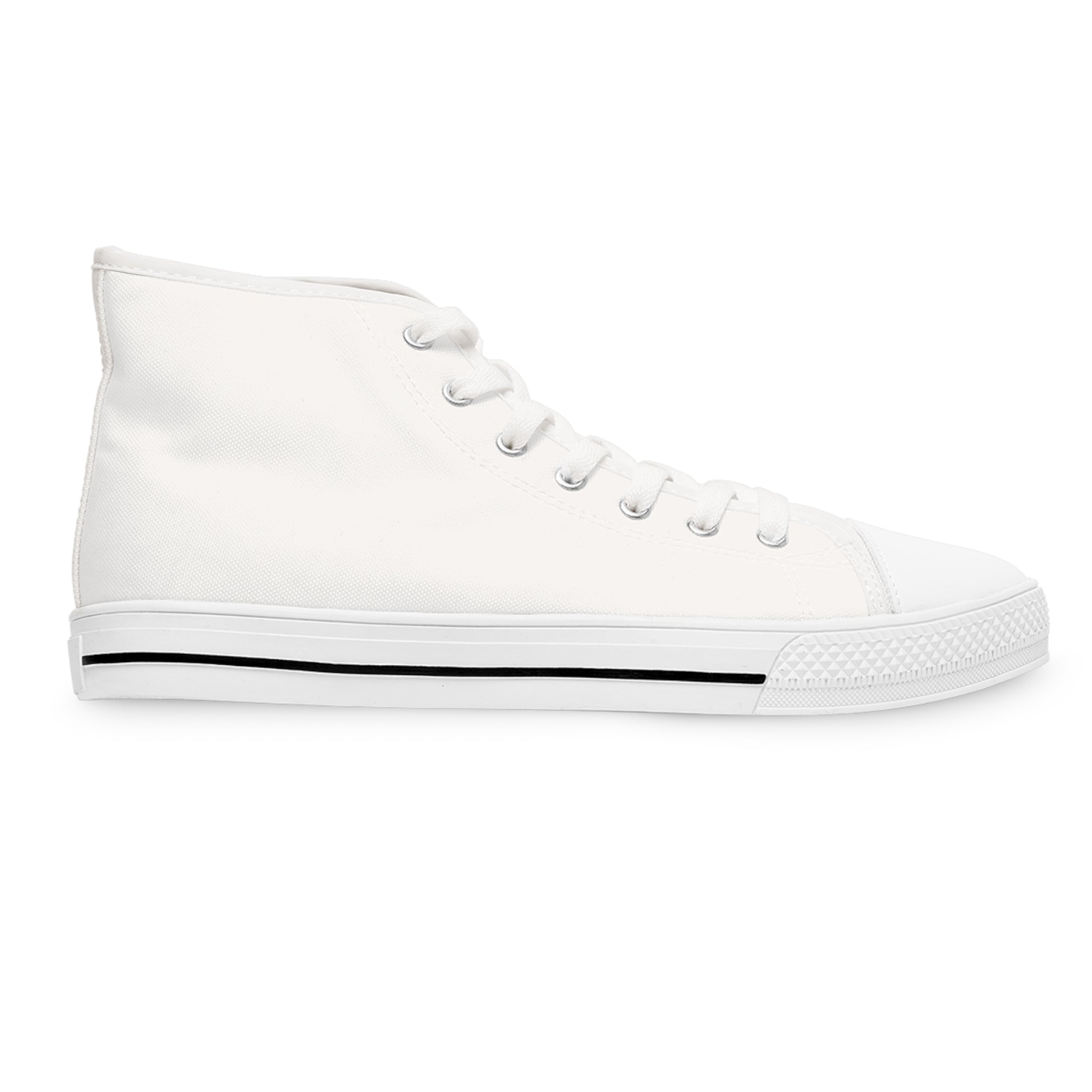 High Top Sneakers — Neon Graffiti "Make It Quicker" Women's Canvas Shoes