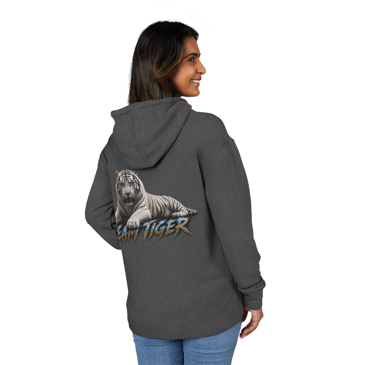 Tiger Hoodie — 'Team Tiger' Graphic Pullover