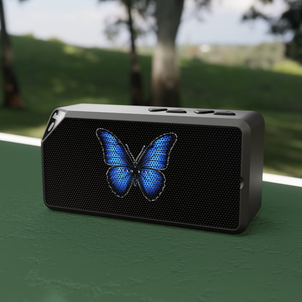 Blue Butterfly Bluetooth Speaker — Portable Wireless Speaker with LED Design