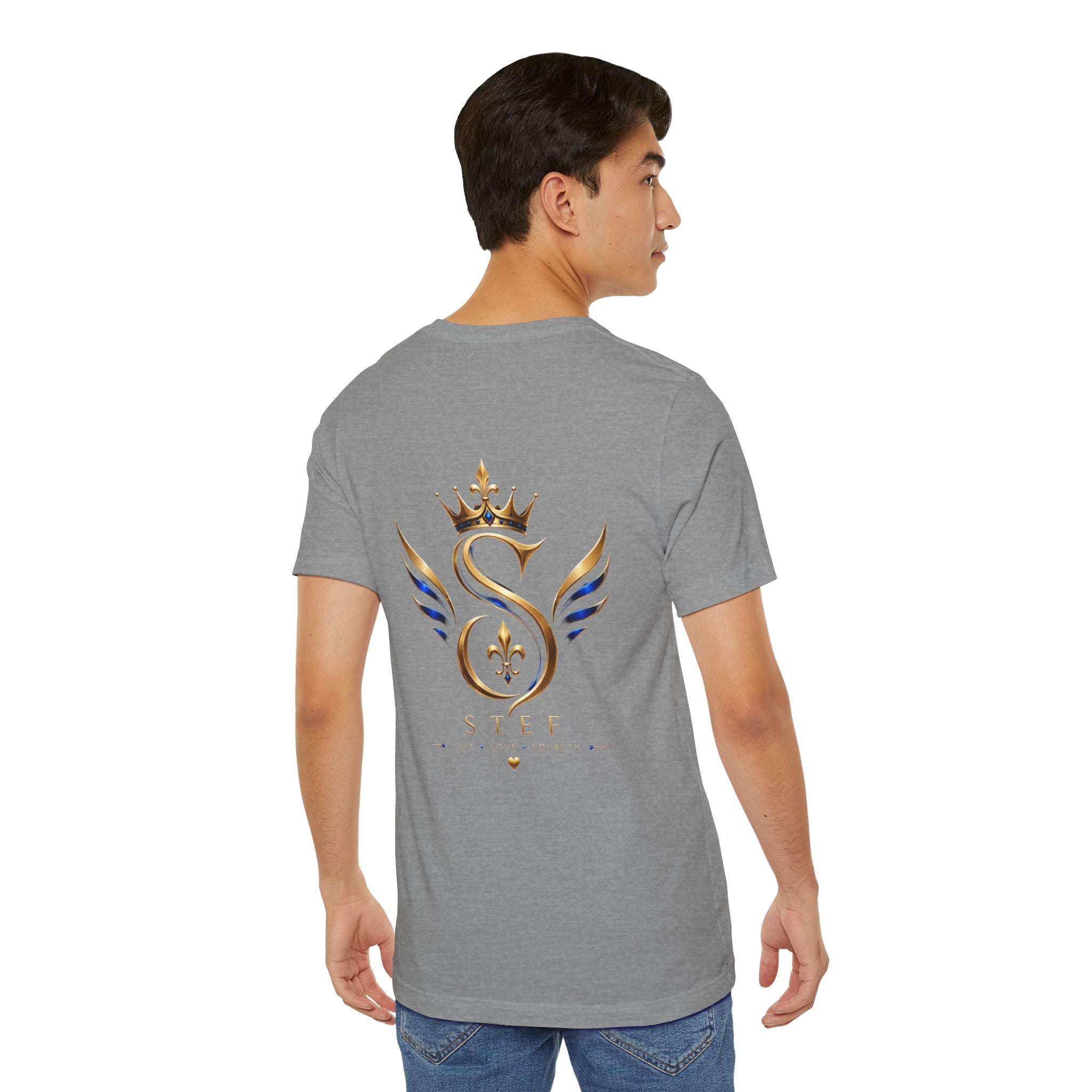 Royal S Crest T-Shirt — Gold Crown Monogram Tee