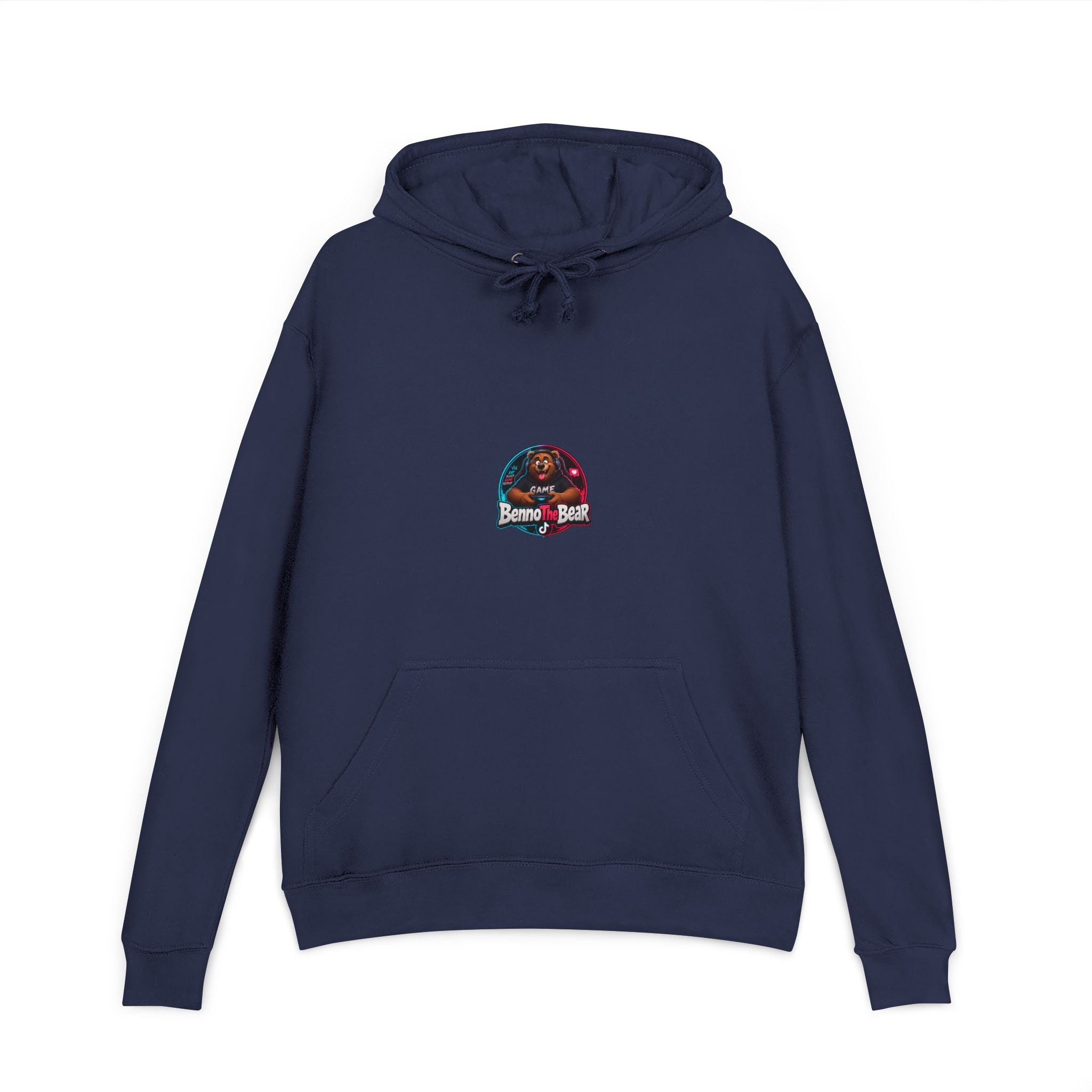 Benno The Bear Gaming Hoodie — Gamer Logo Pullover