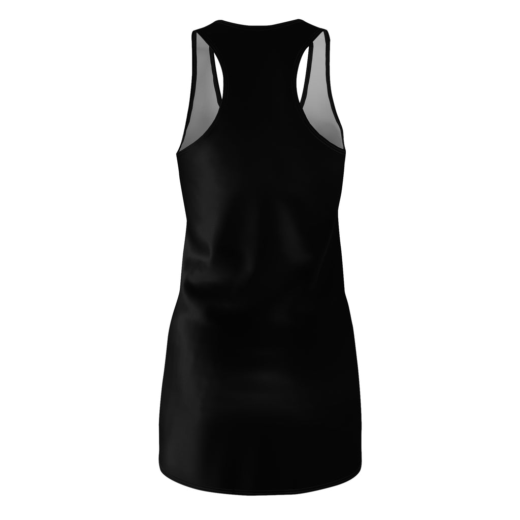 Next Level Racerback Dress — Women's Black Athletic Cut & Sew