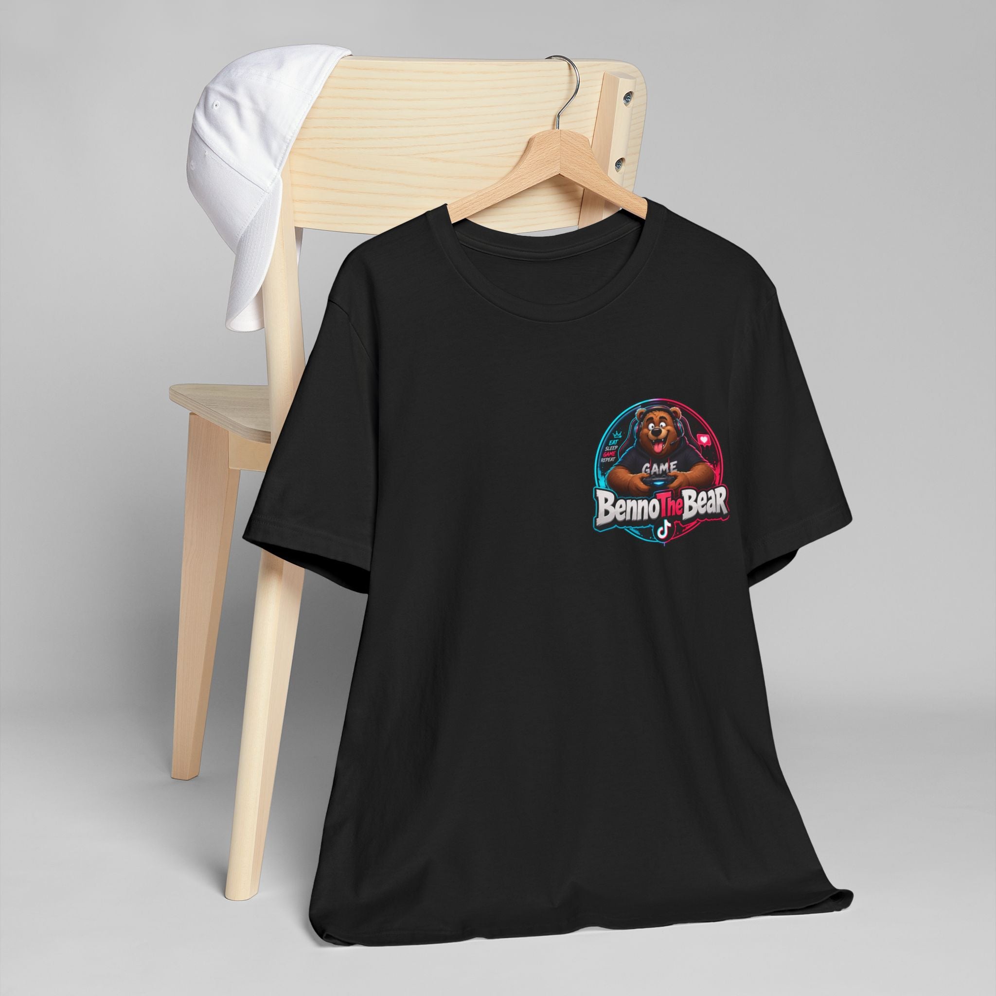 Benno The Bear Gaming T-Shirt — TikTok Streamer Logo Tee