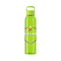 Sky Water Bottle — Clear Bottle with Gradient Arrow Logo (Next Level Creator Agency)