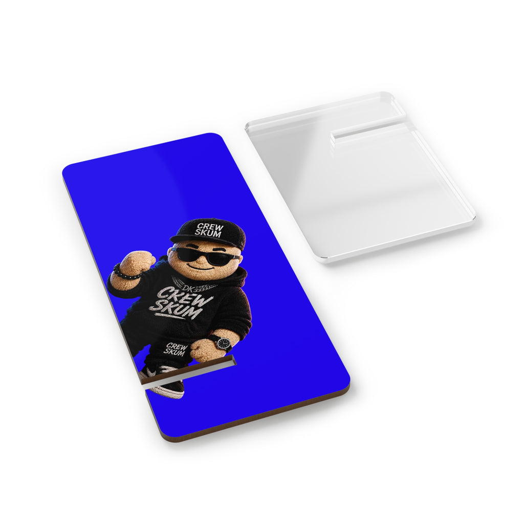 Smartphone Stand — Blue Teddy Crew Design Mobile Phone Holder