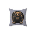 Teddy Bear 'Pas På Snipe' Decorative Pillow — Cozy Scandinavian Accent Pillow