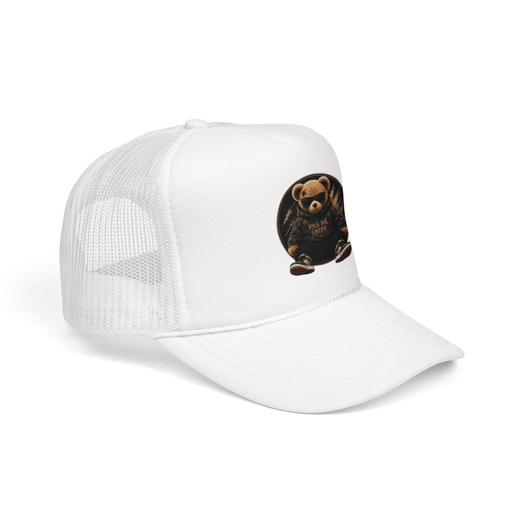 Teddy Bear Trucker Hat — Vintage "Pas de Panier" Patch Cap