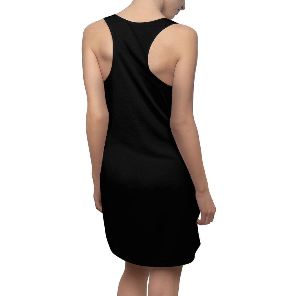 Next Level Racerback Dress — Women's Black Athletic Cut & Sew