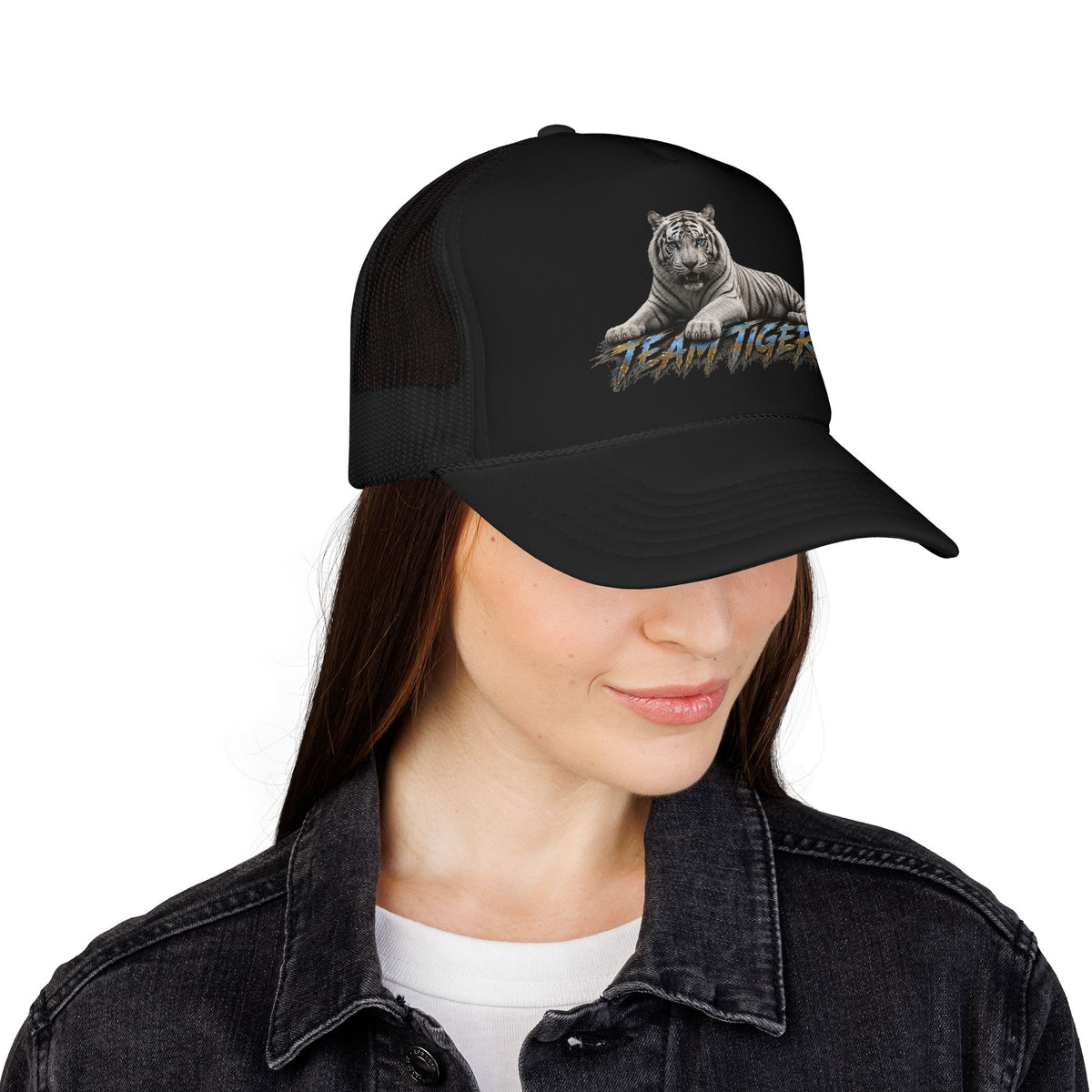 Trucker Hat — Team Tiger Graphic Foam Trucker Hat