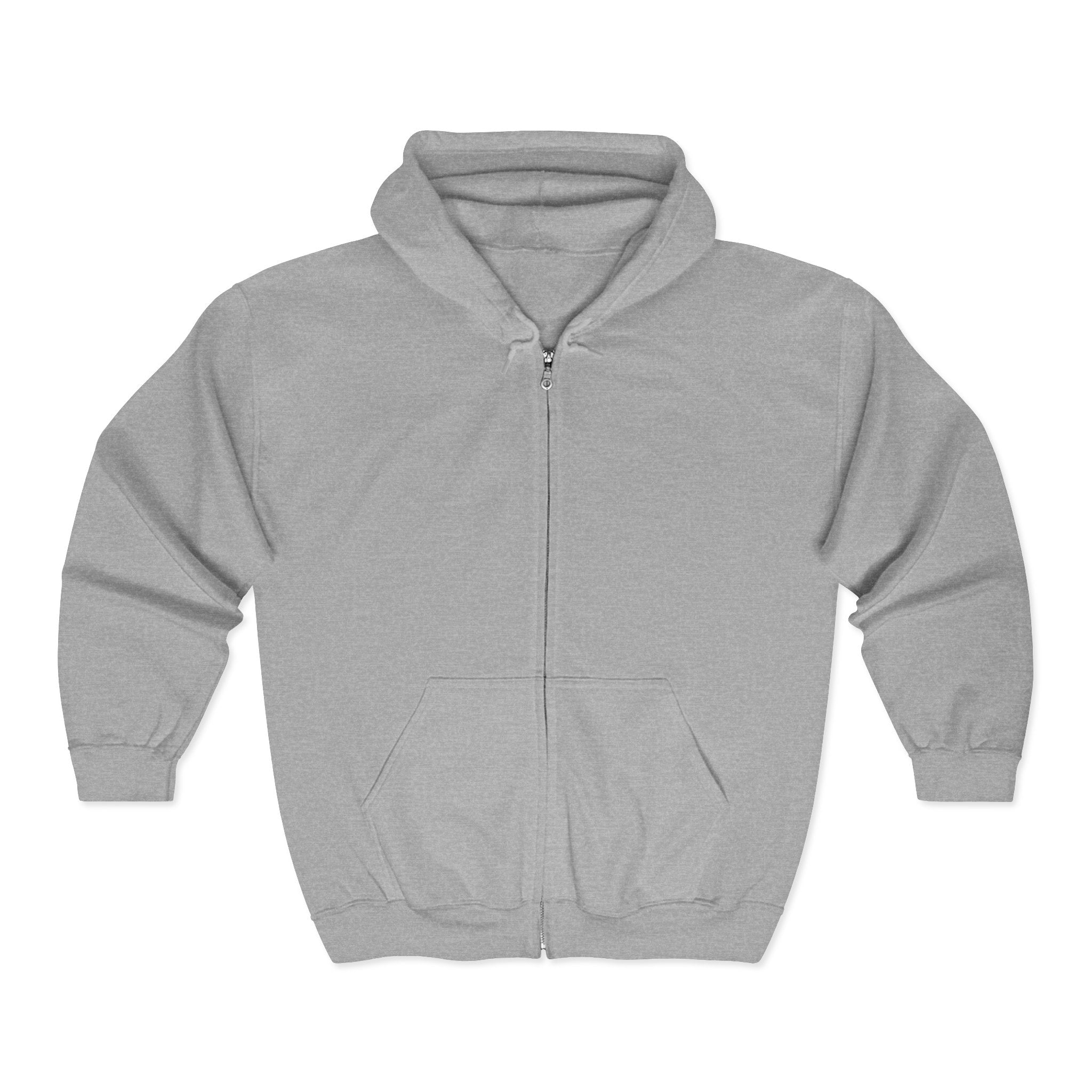 Bear Protector Zip Hoodie — 'Pas de Venin' Vintage Teddy Graphic