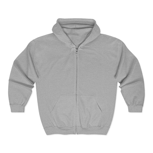 Bear Protector Zip Hoodie — 'Pas de Venin' Vintage Teddy Graphic