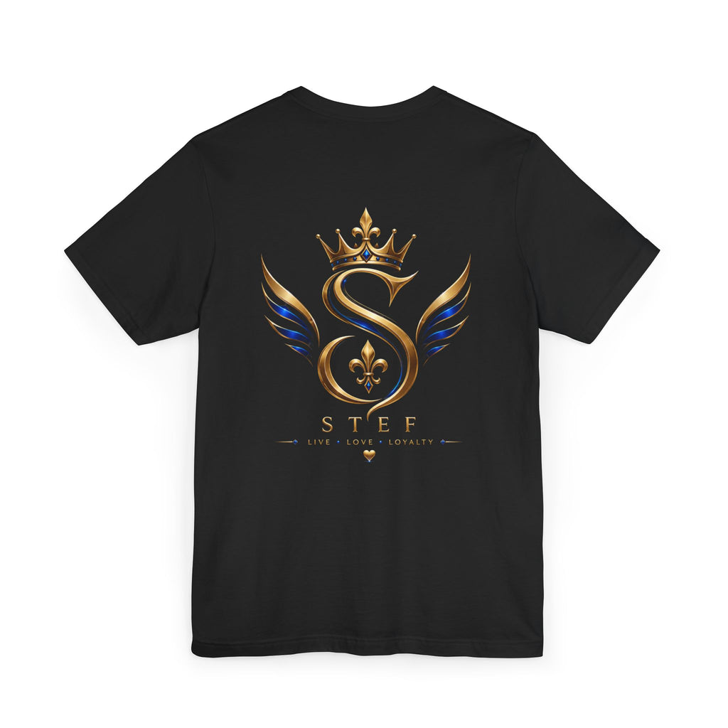 Royal S Crest T-Shirt — Gold Crown Monogram Tee