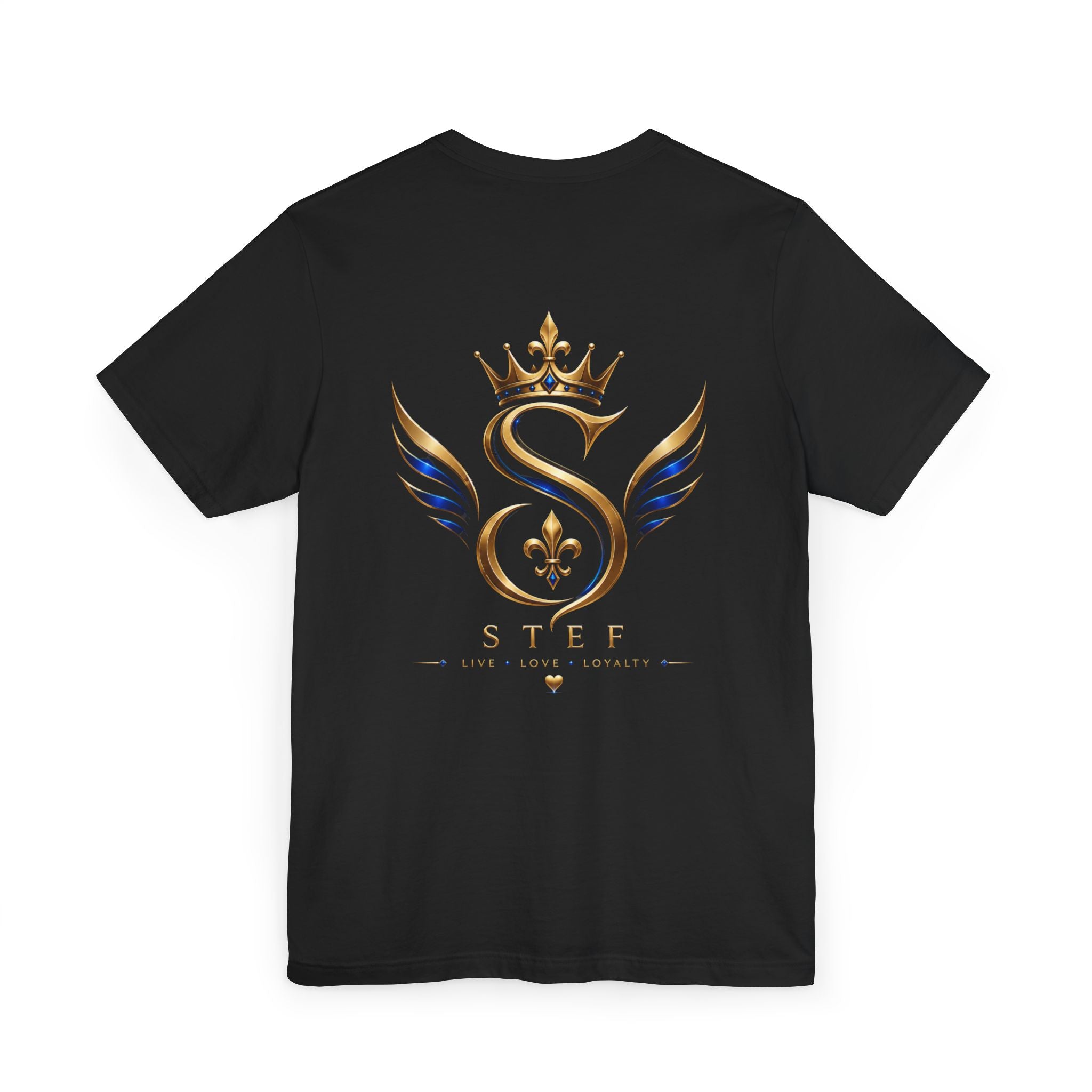 Royal S Crest T-Shirt — Gold Crown Monogram Tee