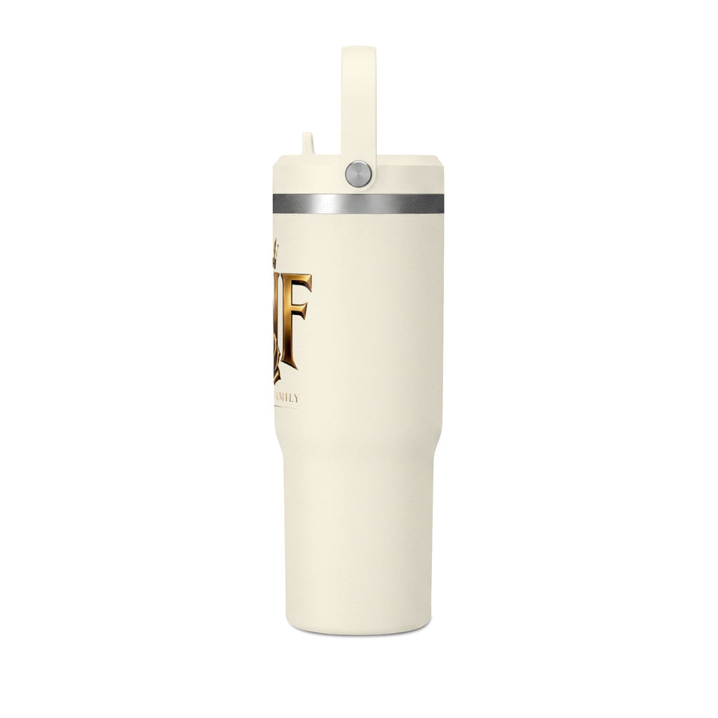 Nomad 32oz Tumbler — TNF 'The Naji Family' Gold Crown & Rose Insulated Travel Cup