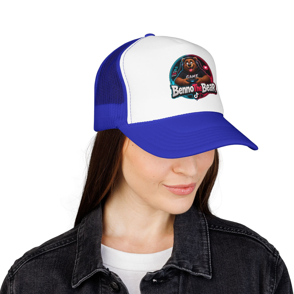 Trucker Hat — 'Benno the Bear' Gaming Logo Foam Cap