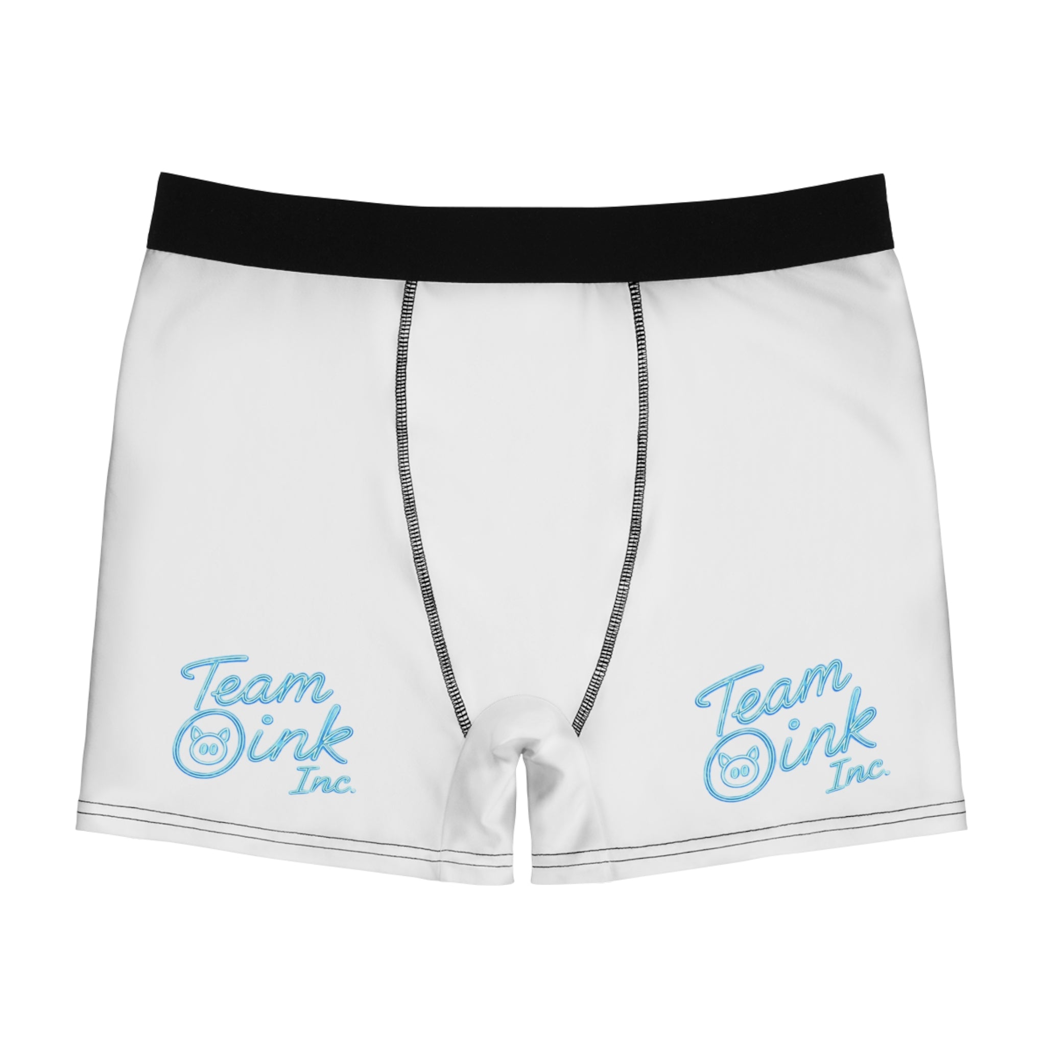 Team Oink Logo Boxer Briefs — Men's Graphic Underwear