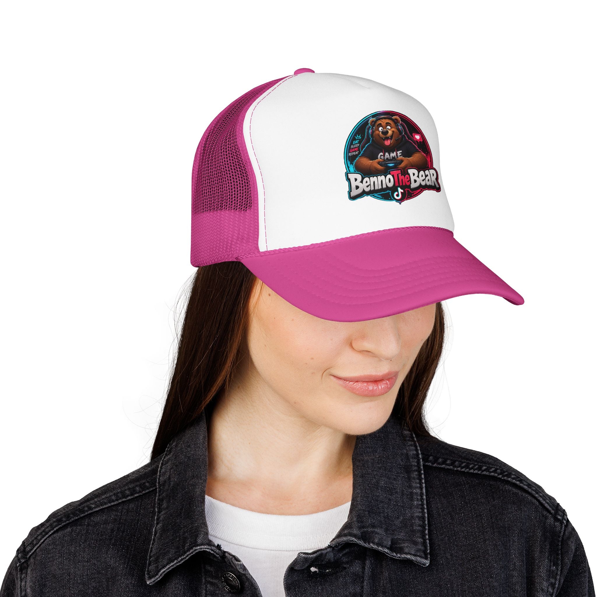 Trucker Hat — 'Benno the Bear' Gaming Logo Foam Cap