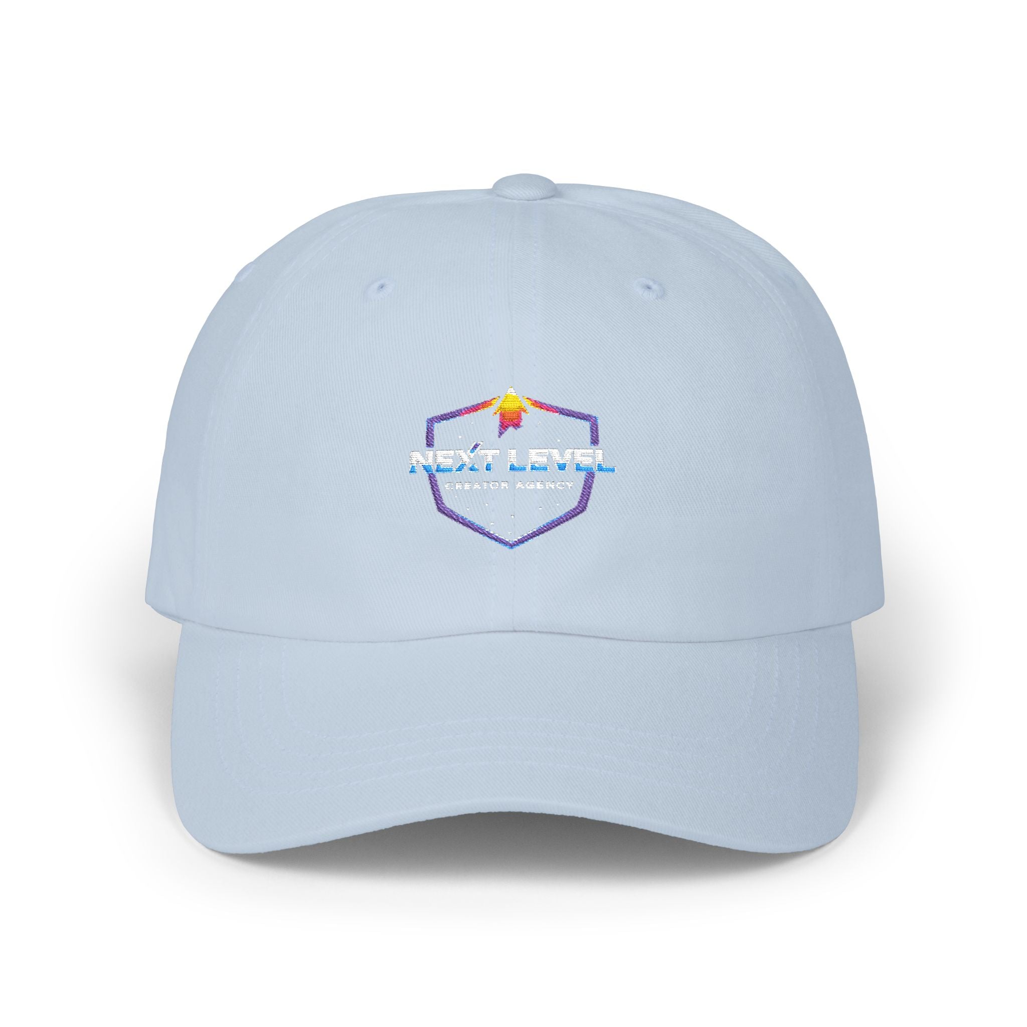 Next Level Gamer Shield Cap | Retro Pixel Gaming Logo