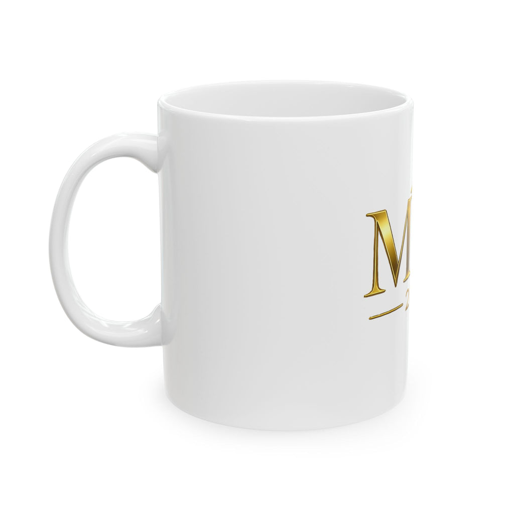MBA 2026 Graduation Mug — Gold Crest Ceramic Coffee Cup (11oz & 15oz)