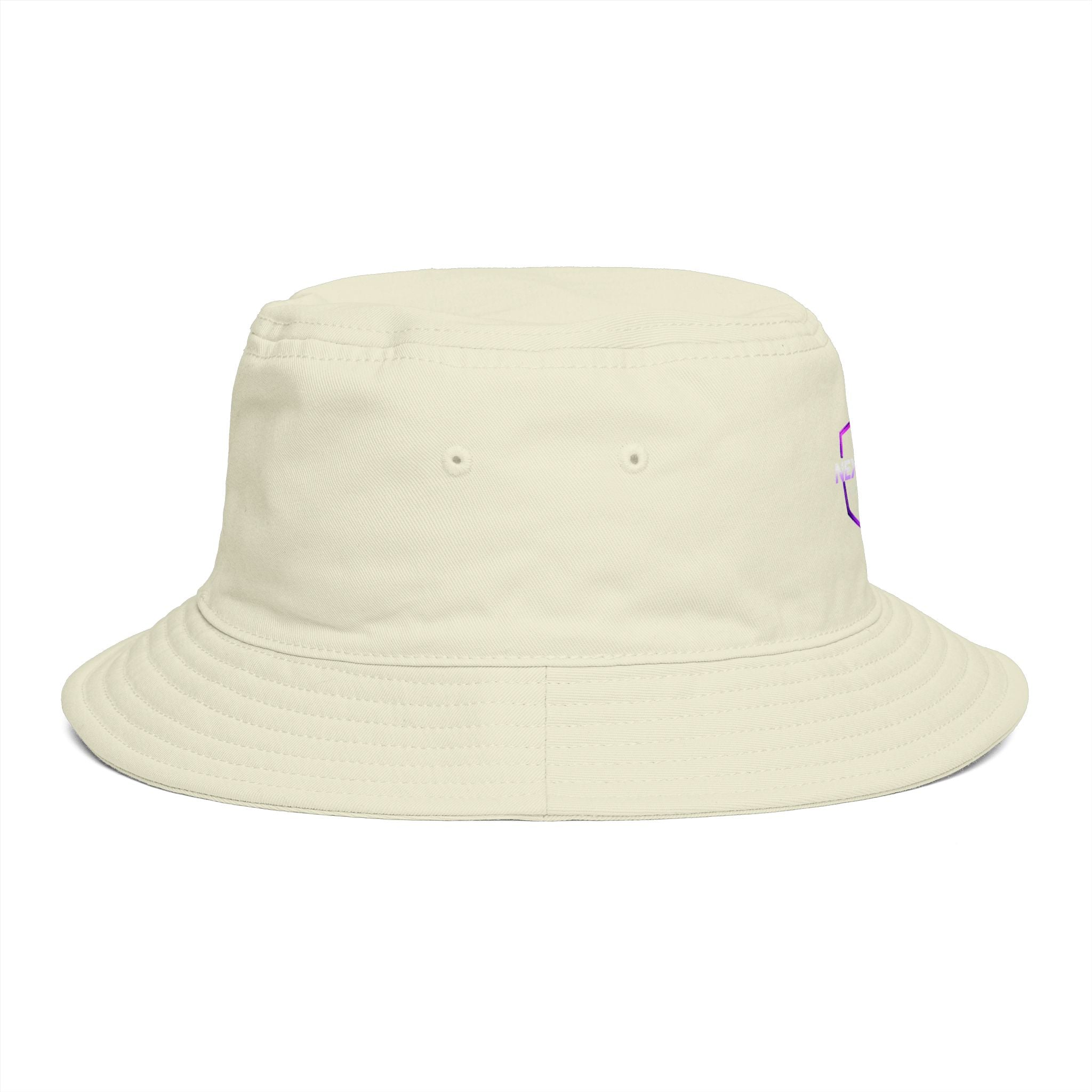 Next Level Creation Agency Brown Bucket Hat — Logo Embroidered Streetwear