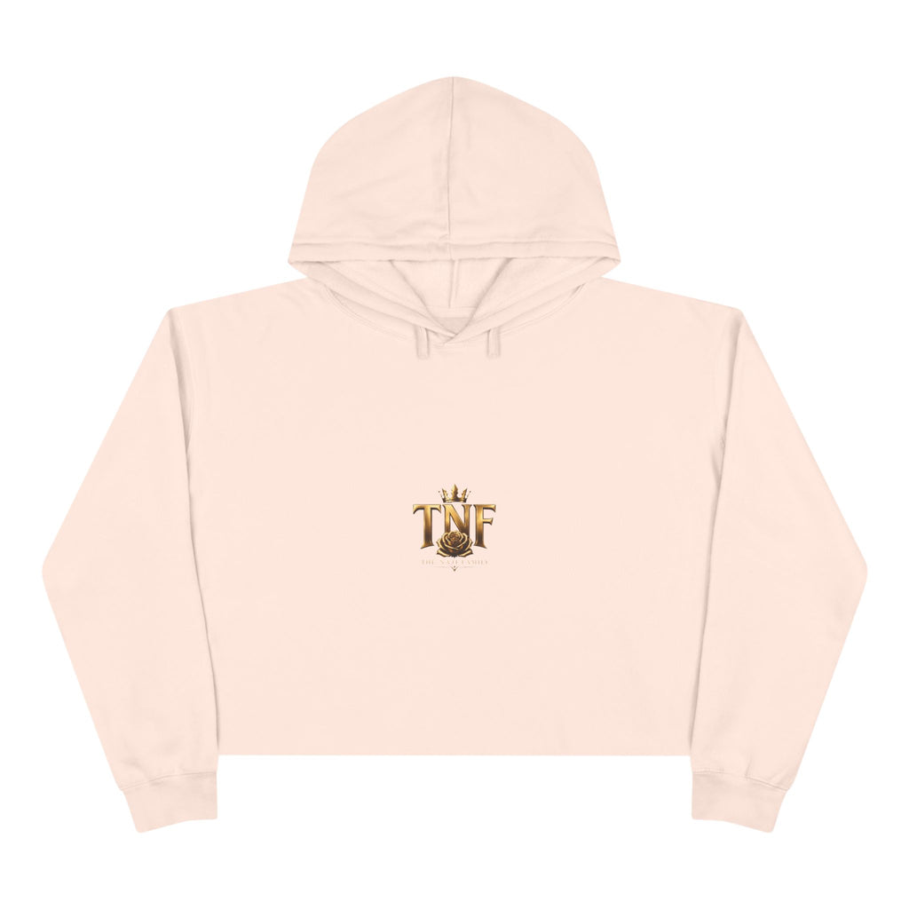 Cropped Hoodie — TNF Gold Crown & Rose Logo