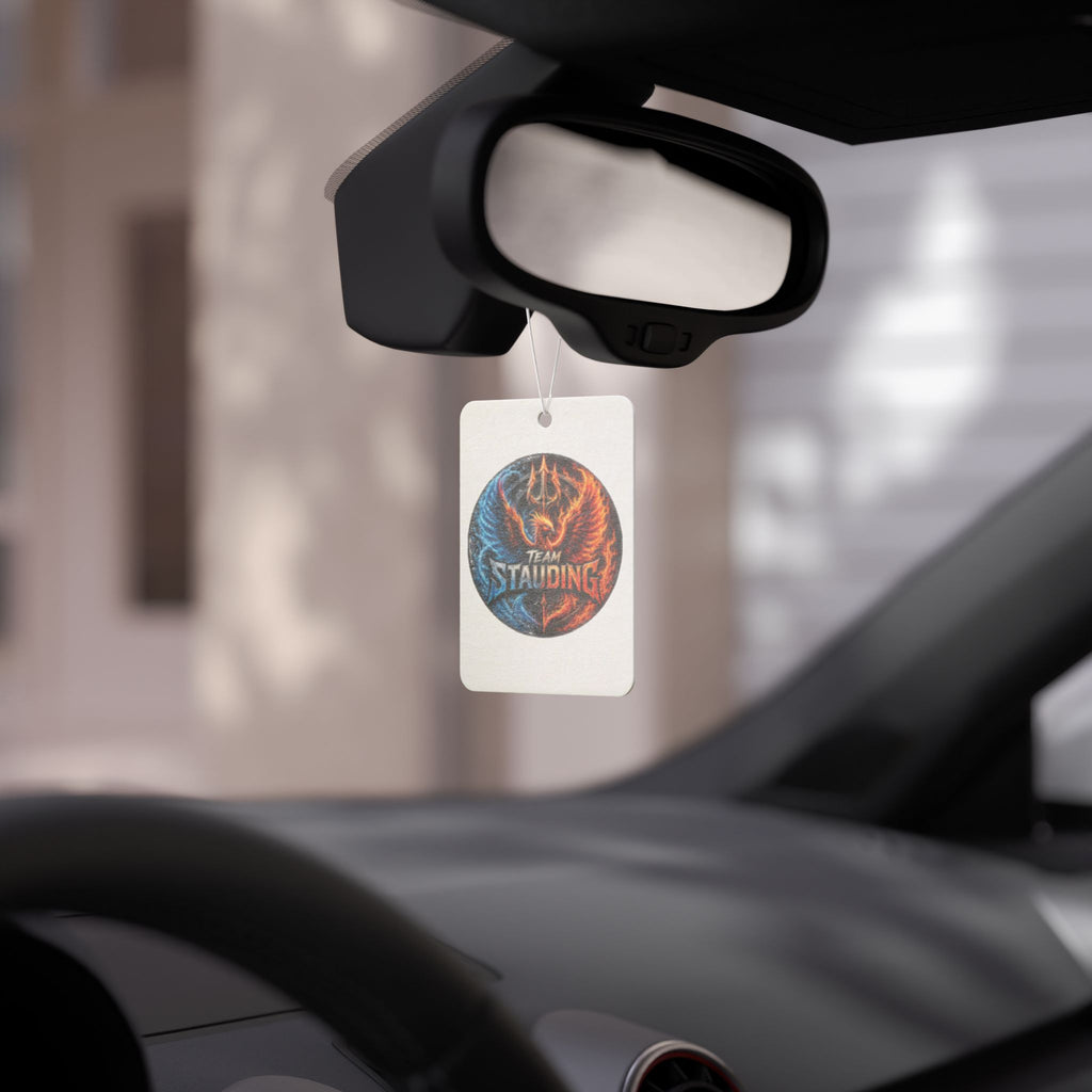 Car Air Freshener — Team Stauding Fiery Phoenix Scented Logo Air Freshener