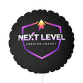 Next Level Creator Agency Balloon — Branded Black Celebration Balloon