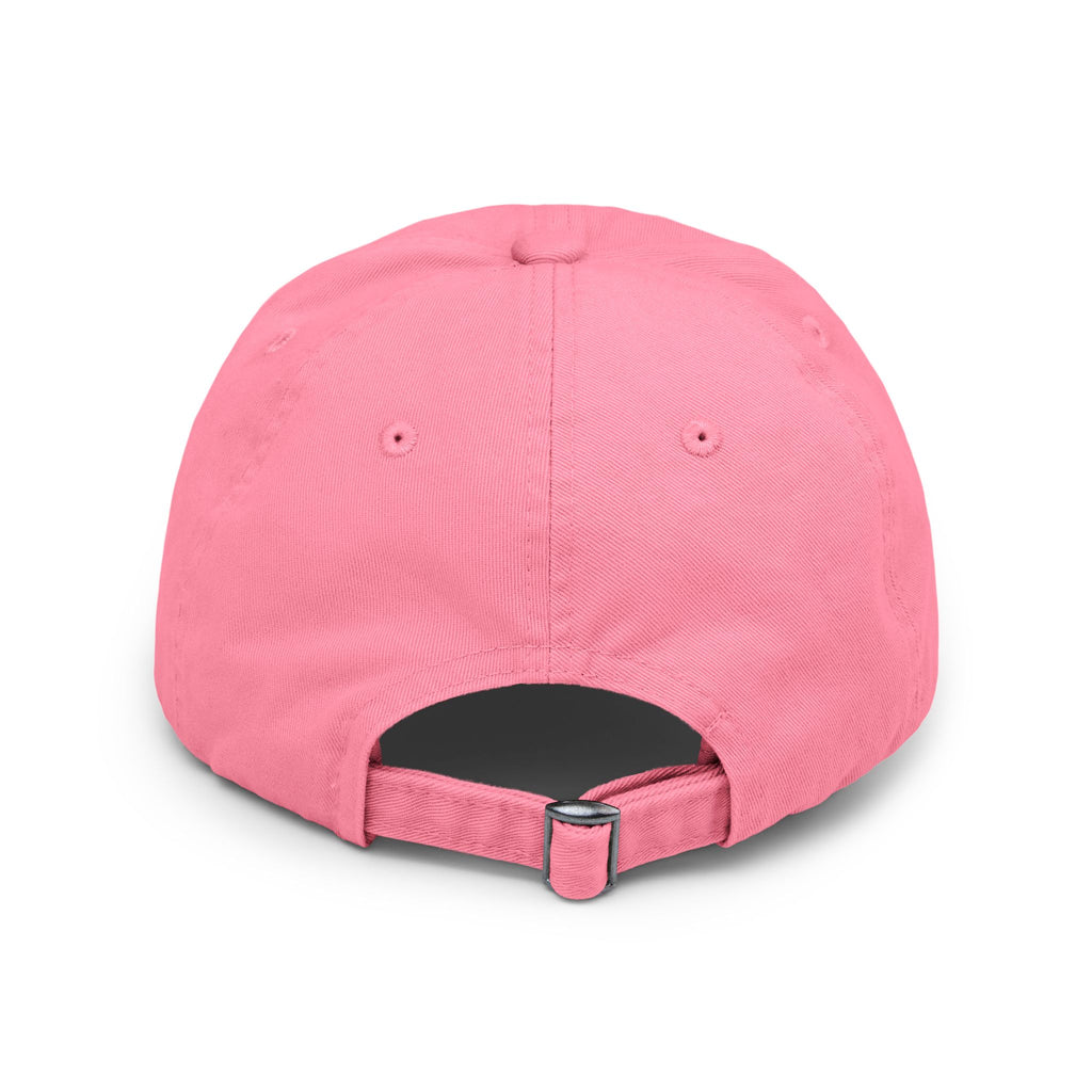 Distressed Black Cap — Miss V Crown & Card Emblem