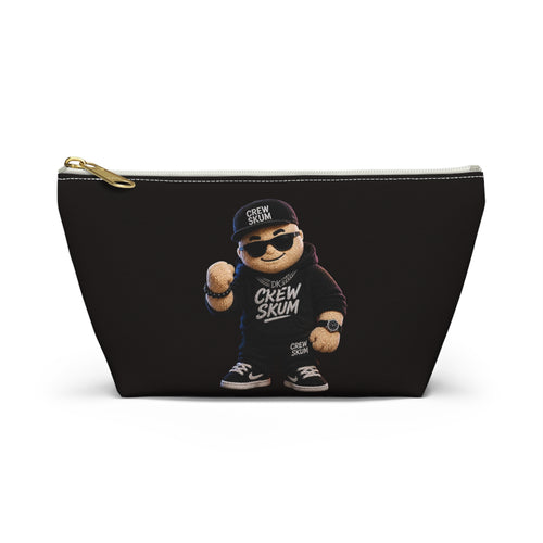 Crew Skum Cartoon Character Accessory Pouch — T‑Bottom Cosmetic Bag