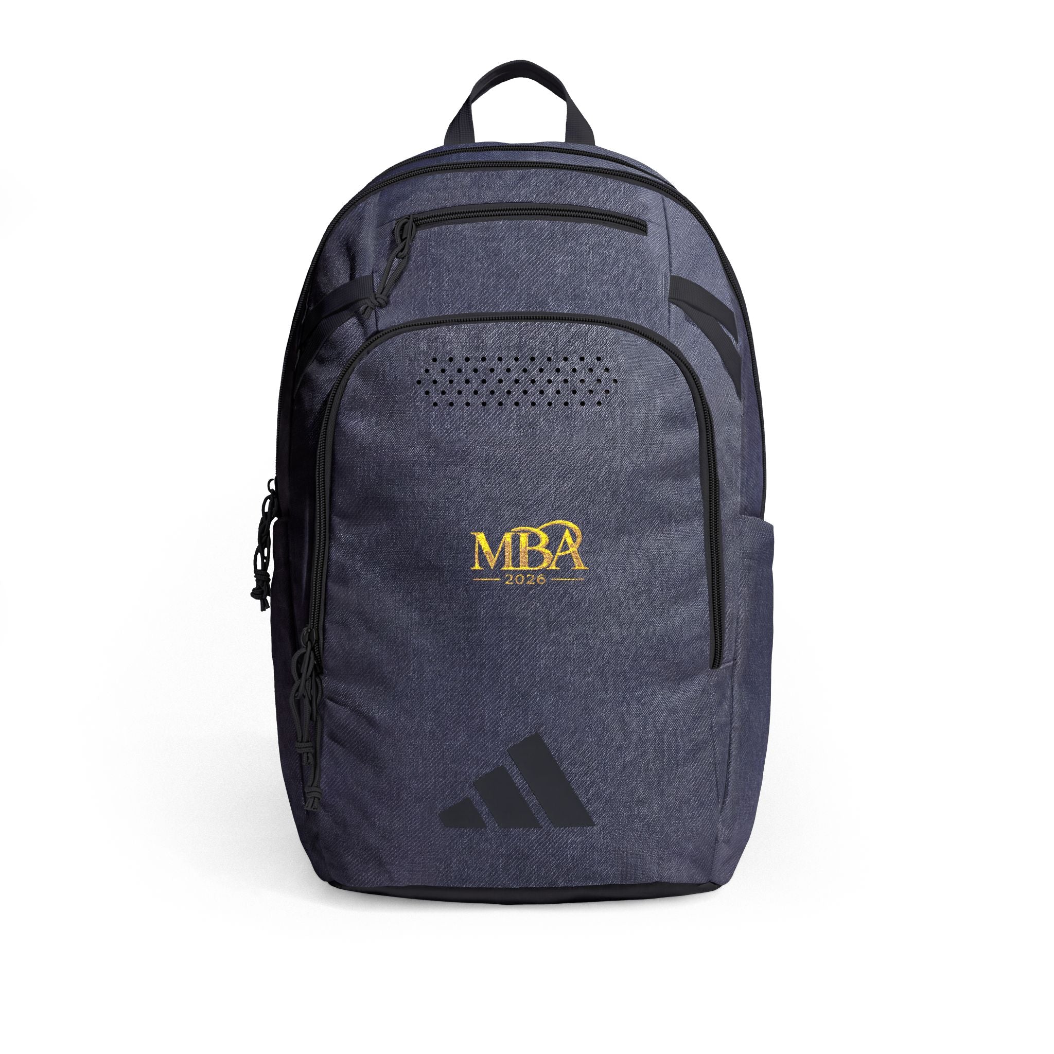 Embroidered MBA Logo Backpack — adidas Defender 5 School & Travel Pack
