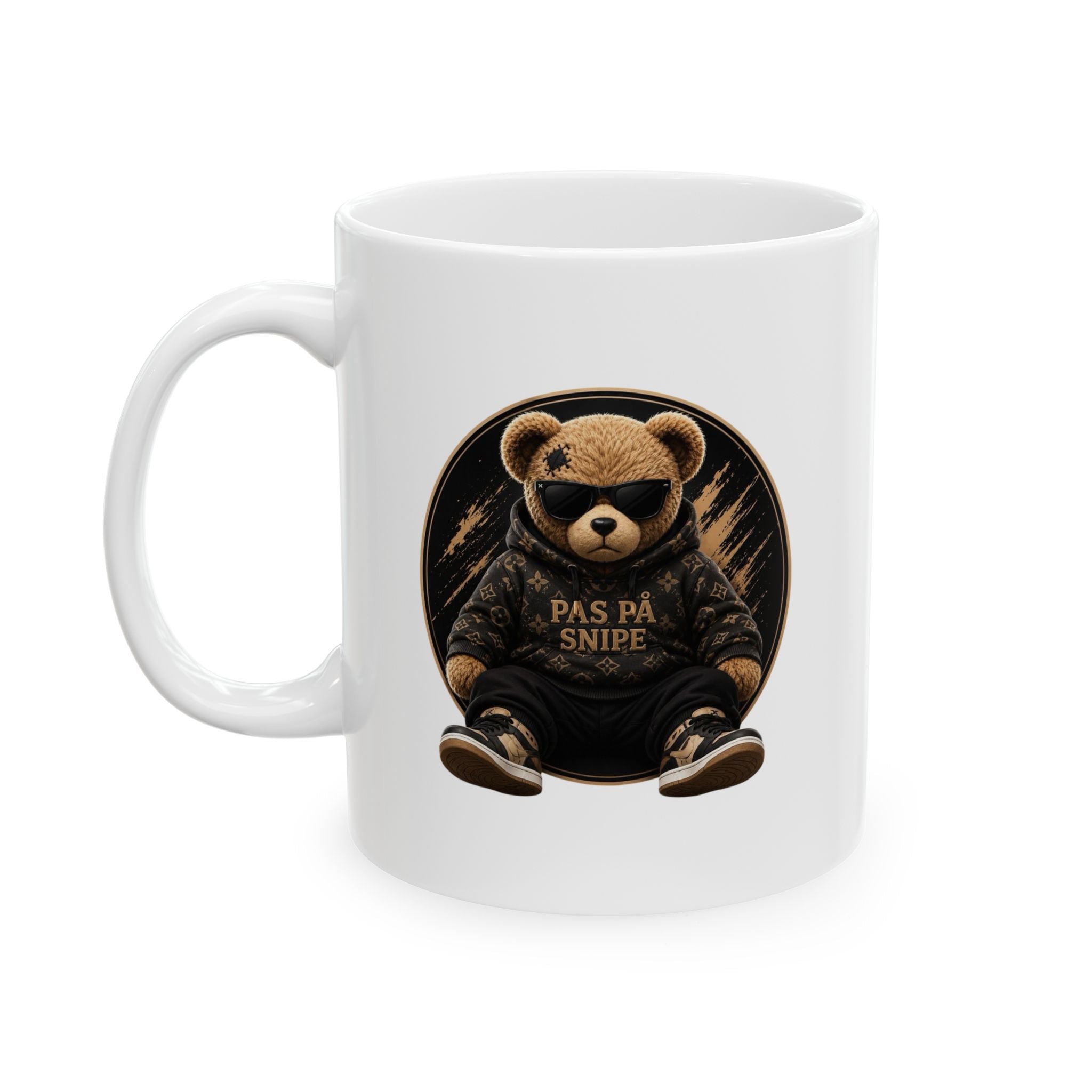 Ceramic Mug — Vintage Leather Baseball Glove Coffee Cup (11oz & 15oz)