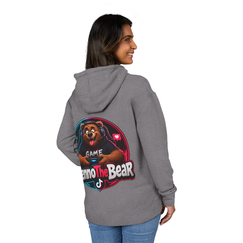 Benno The Bear Gaming Hoodie — Gamer Logo Pullover