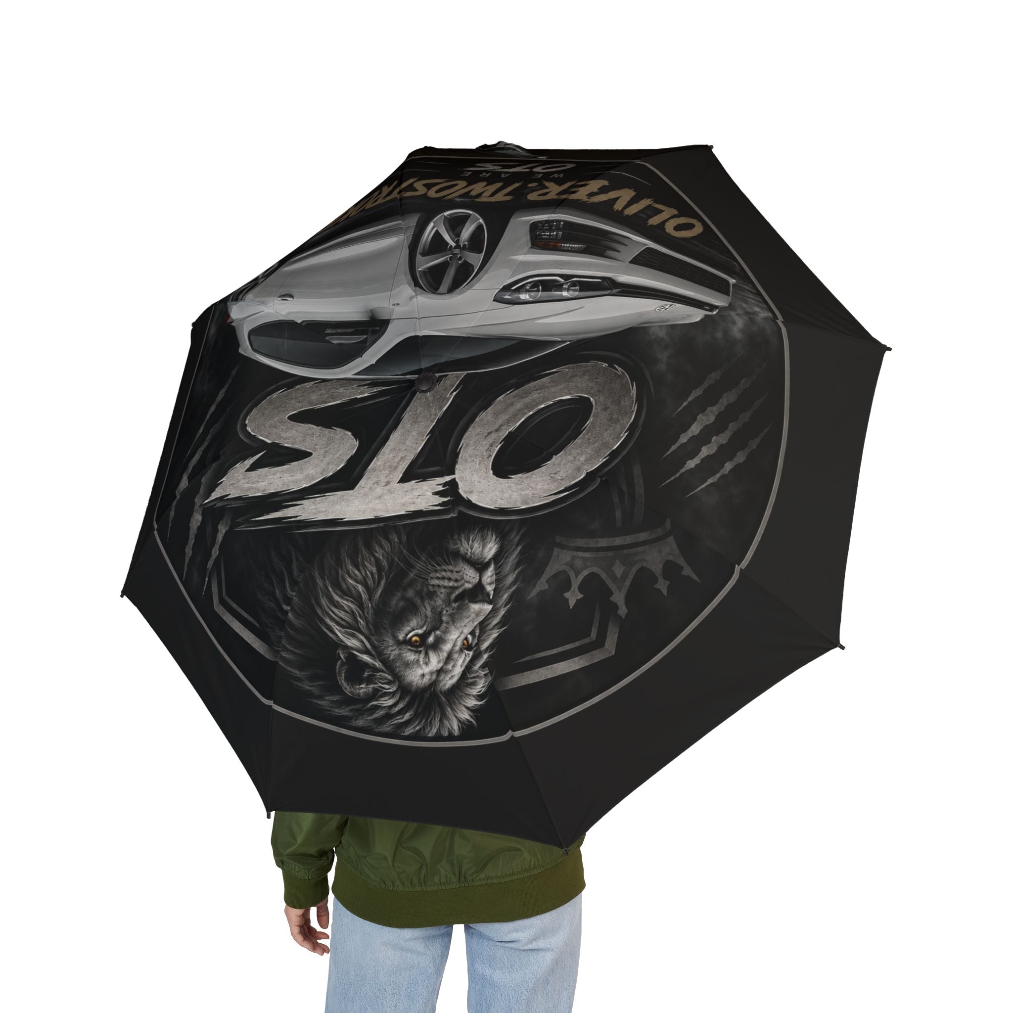 Oliver Foldable Umbrella — Neon 'Next Level' Rain Shield