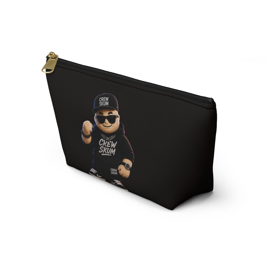 Crew Skum Cartoon Character Accessory Pouch — T‑Bottom Cosmetic Bag