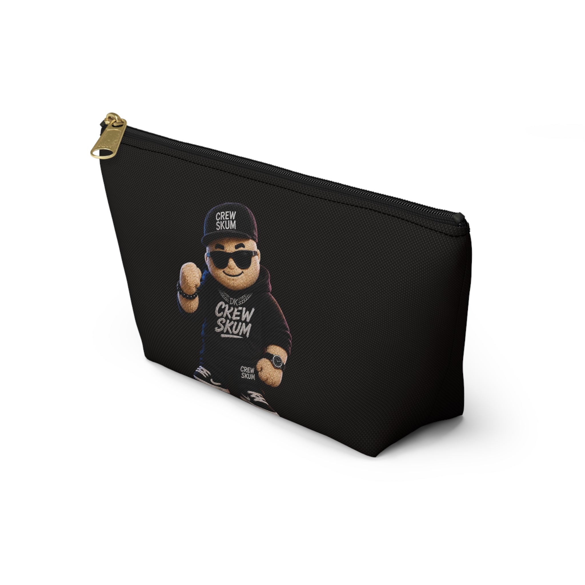 Crew Skum Cartoon Character Accessory Pouch — T‑Bottom Cosmetic Bag