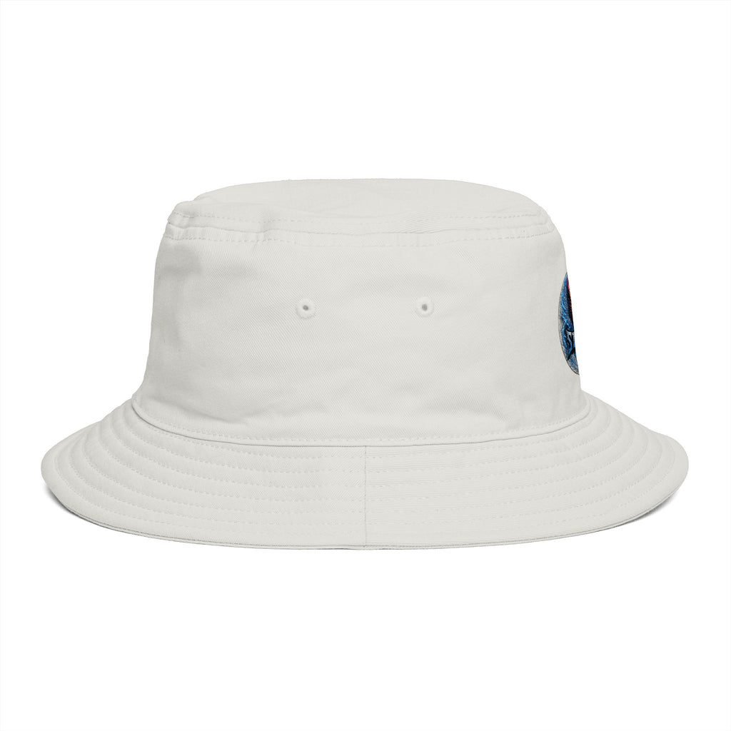 Next Level Creation Agency Brown Bucket Hat — Logo Embroidered Streetwear
