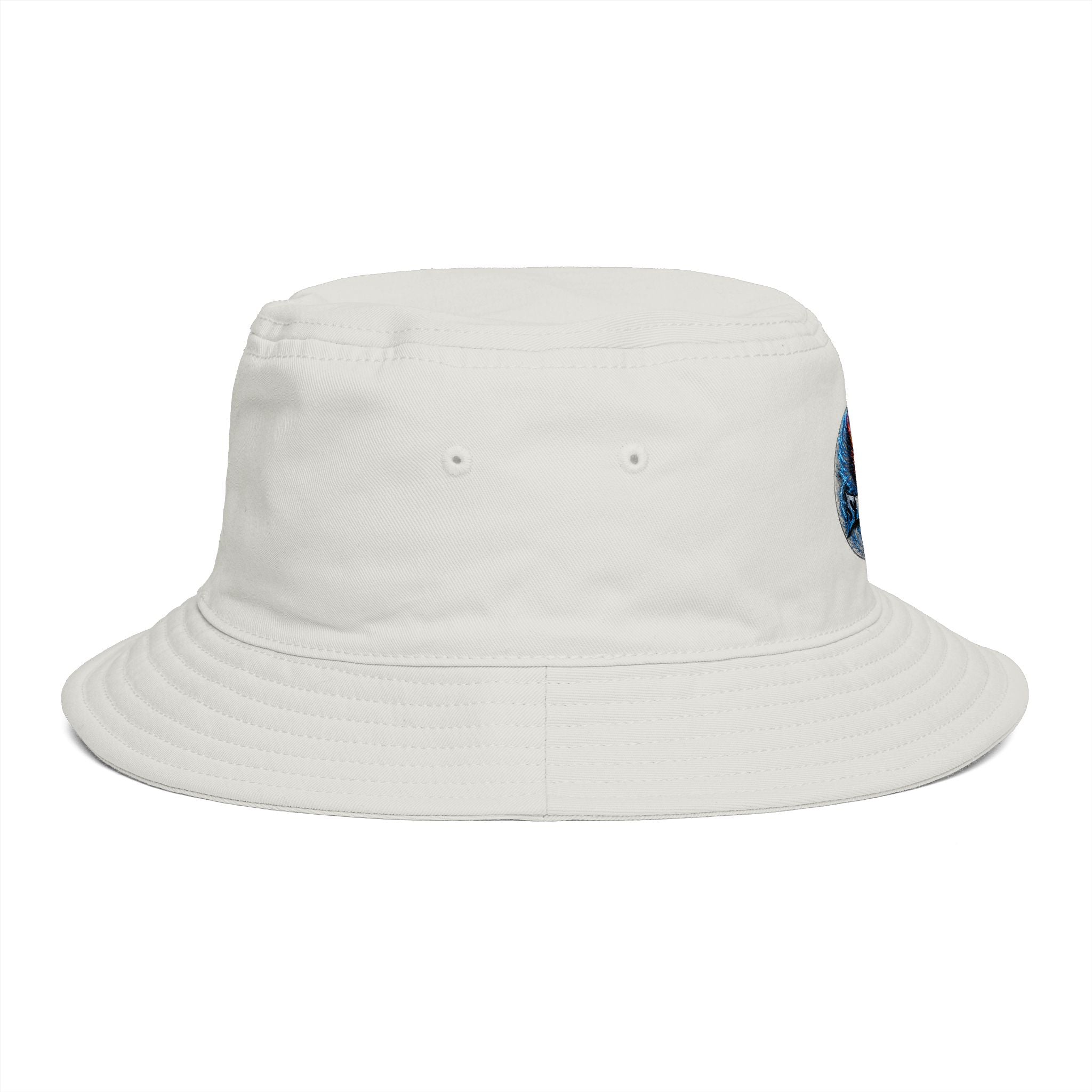 Next Level Creation Agency Brown Bucket Hat — Logo Embroidered Streetwear