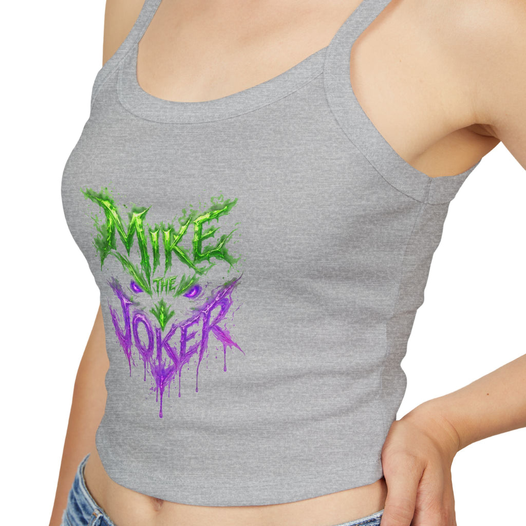 Tank Top — 'Pure Joker' Graffiti Drip Crop Tank