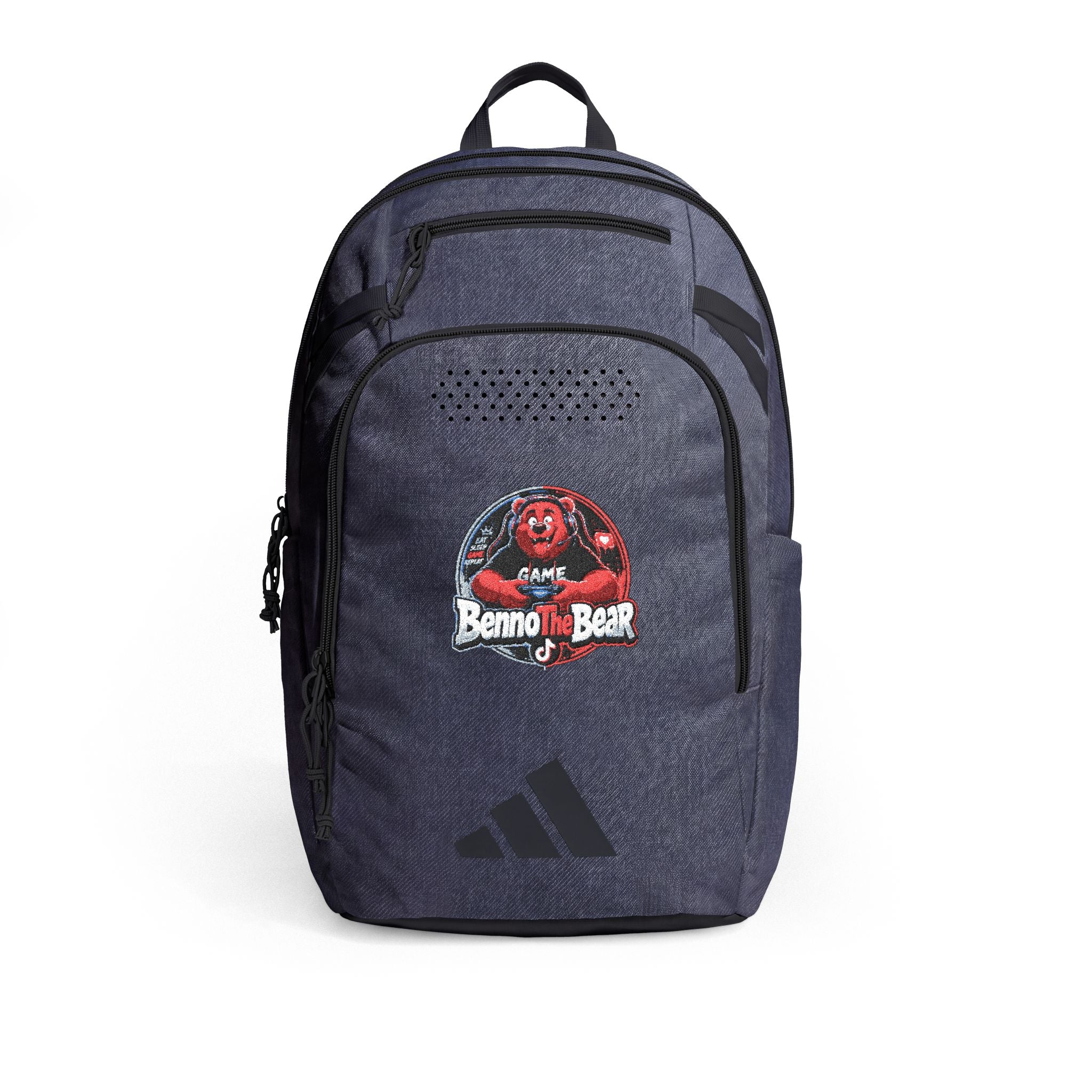 Embroidered Sports Helmet Backpack — Athletic Adidas Defender 5 School Bag