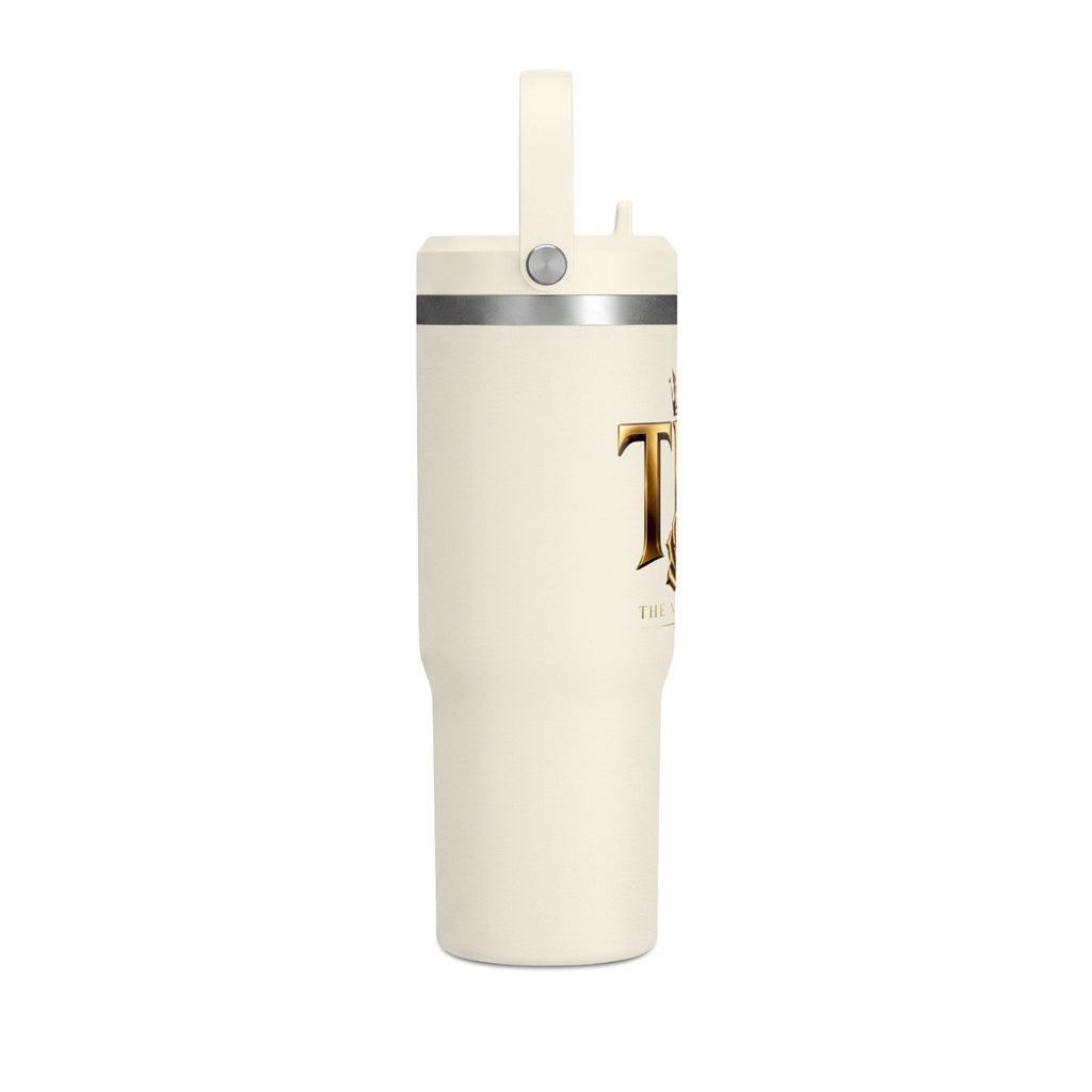 TNF 'The Naji Family' 32oz Nomad Tumbler – Insulated Travel Cup with Gold Crest Design