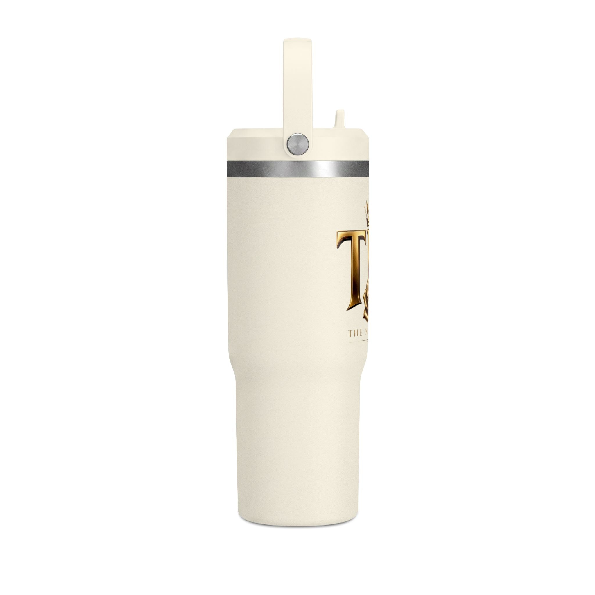 TNF 'The Naji Family' 32oz Nomad Tumbler – Insulated Travel Cup with Gold Crest Design