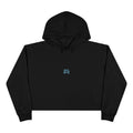 Team Oink Inc. Cropped Hoodie – Minimal Pastel Logo Crop Sweatshirt